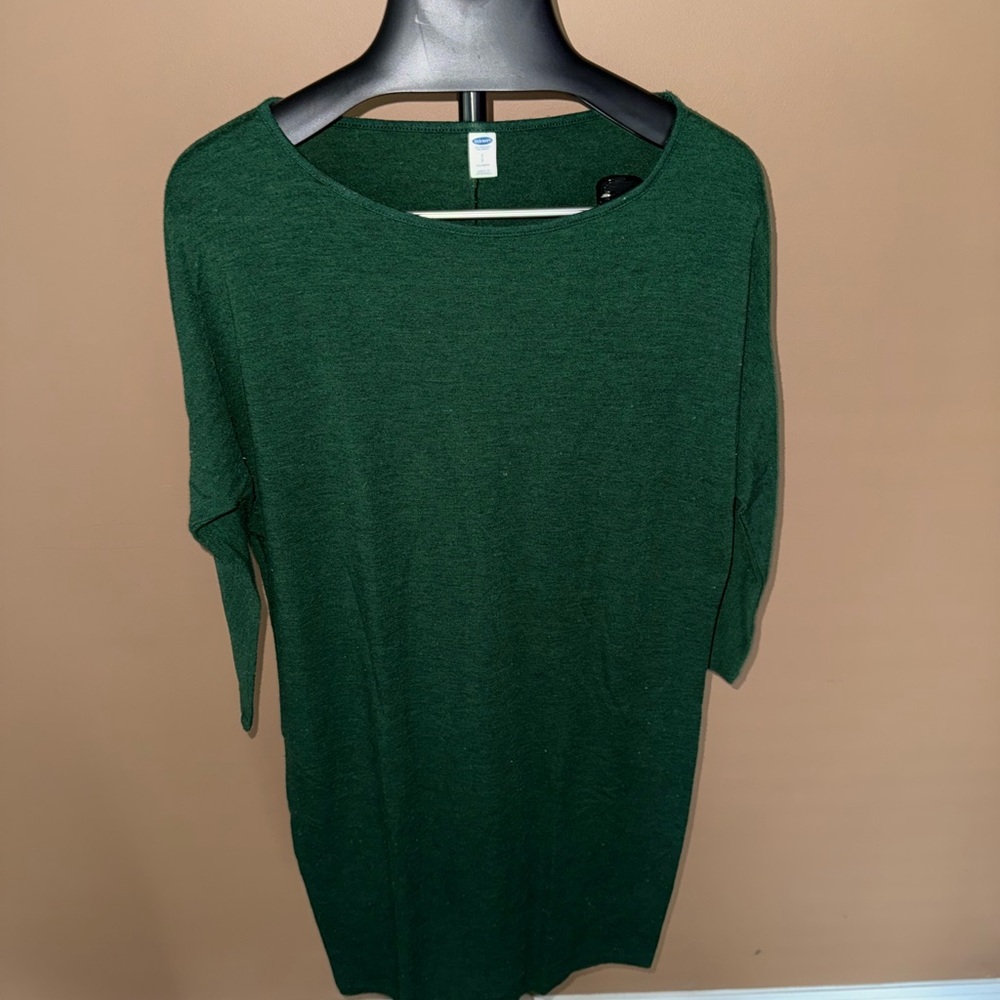 Old Navy Forest Green Knit Dress